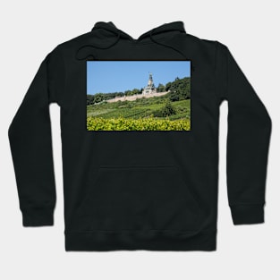 Niederwald Monument, Ruedesheim, Rhine, Rheingau, Hesse, Germany Hoodie